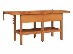 Garden Furniture Prolenta Premium - Banco de trabajo cajones y tornillos banco madera 192x62x83 cm