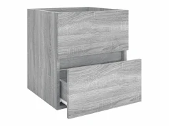 Clearance Prolenta Premium - Mueble de lavabo madera de ingeniería gris Sonoma 41x38,5x45 cm Estantería Sobre Inodoro