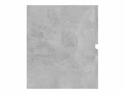 Best Prolenta Premium - Mueble con lavabo madera de ingeniería gris hormigón Estantería Sobre Inodoro