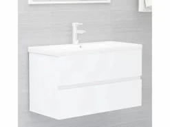 Hot Garden Furniture Prolenta Premium - Mueble con lavabo madera de ingeniería blanco Multicolor