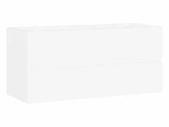 Garden Furniture Prolenta Premium - Mueble con lavabo madera de ingeniería blanco