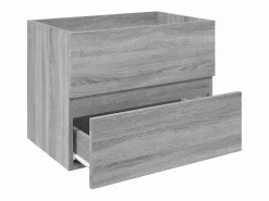 Garden Furniture Prolenta Premium - Mueble de lavabo madera de ingeniería gris Sonoma 60x38,5x45 cm Multicolor