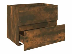 Hot Prolenta Premium - Mueble de lavabo contrachapado roble ahumado 60x38,5x45 cm Estantería Sobre Inodoro
