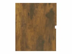 Outlet Prolenta Premium - Mueble lavabo madera contrachapada roble ahumado 90x38,5x45cm Estantería Sobre Inodoro