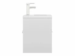 Hot Prolenta Premium - Mueble con lavabo aglomerado blanco brillante Estantería Sobre Inodoro