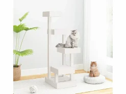Outlet Prolenta Premium - Árbol para gatos madera maciza de pino 45,5x49x103 cm Juego De Animales