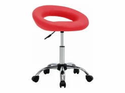 New Prolenta Premium - Silla de trabajo con ruedas cuero sintético Taburete De Oficina