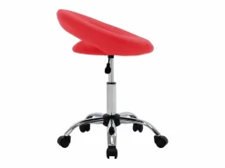 New Prolenta Premium - Silla de trabajo con ruedas cuero sintético Taburete De Oficina