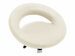 Garden Furniture Prolenta Premium - Silla de trabajo con ruedas cuero sintético