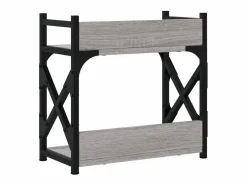Sale Prolenta Premium - Soporte de impresora 2 niveles Sonoma 40x20x40 cm Gris