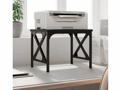 Online Prolenta Premium - Soporte de impresora madera ingeniería 40x30x31 cm Negro