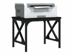 Online Prolenta Premium - Soporte de impresora madera ingeniería 40x30x31 cm Negro