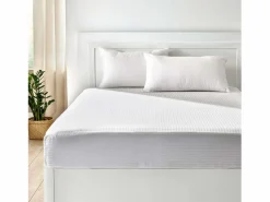 Clearance Protector colchón algodón 135x196 cm antiencogimiento para 32 cm blanco Protector De Colchón