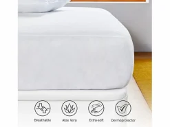 Discount PIKOLIN Protector colchón 90x196cm | HOME | 5 caras | Hasta 32cm Blanco