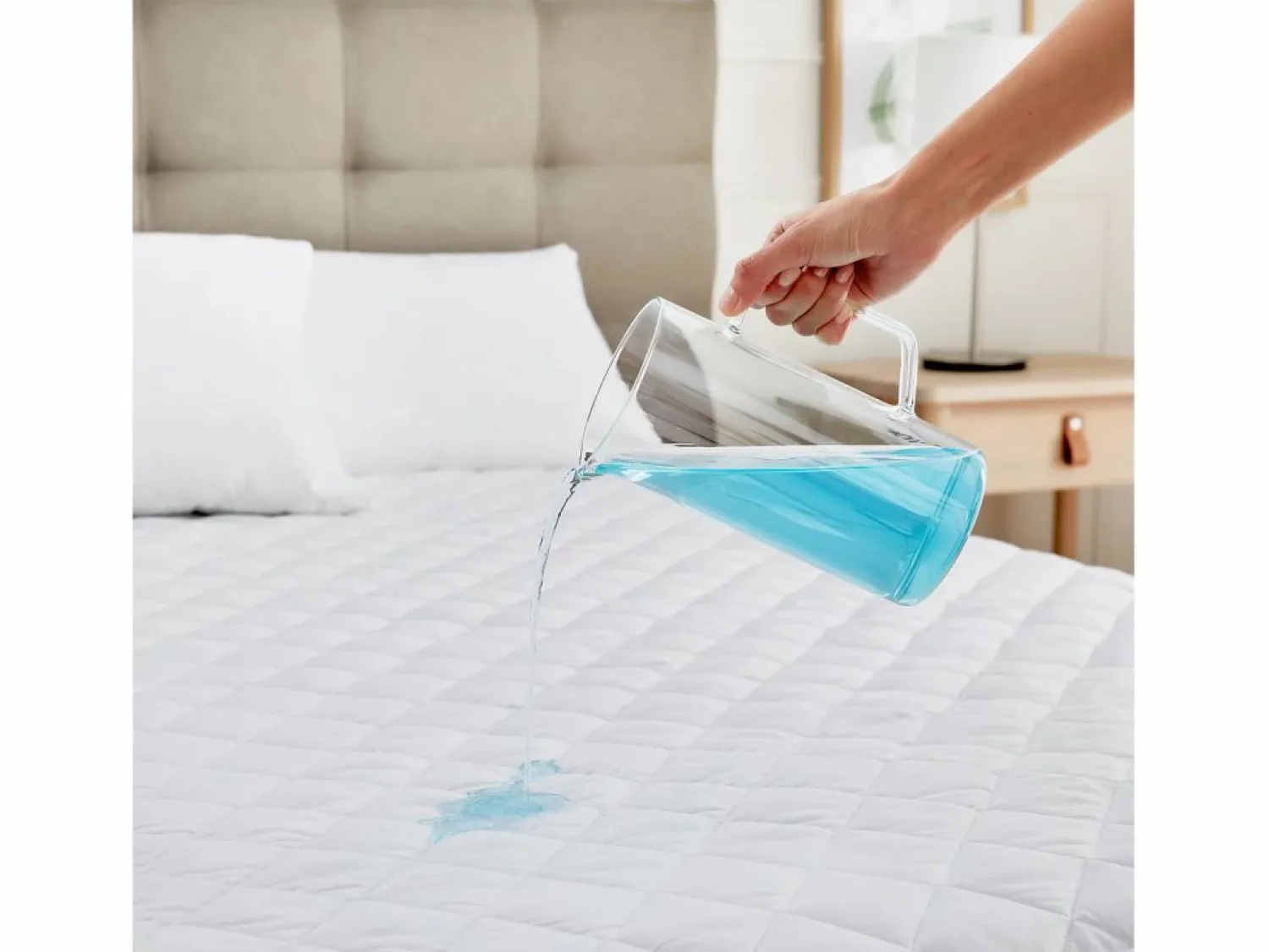 PIKOLIN Protector colchón 135x196cm| HOME| Impermeable| Hasta 32cm