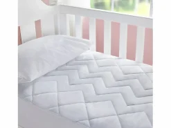 Discount PIKOLIN Protector Cuna Acolchado Antialérgico Impermeable 60x120cm Blanco