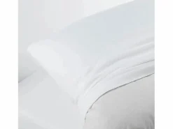 Clearance Douceur d'intérieur Protector de almohada Molleton "Molly" Blanco