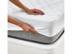 Clearance PIKOLIN Protector de colchón 135x196cm| HOME| Aloe Vera| Hasta 32cm Blanco