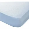 Clearance Protector impermeable de 150x190-200 cm transpirable microperforado PU en blanco Nube Protector De Colchón