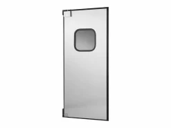 Puerta Batante SucceBuy de Acero Inoxidable, con Panel Simple para Apertura de Puerta de 91 x 213 cm, Fácil de Instalar, Funcionamiento Fluido y Silencioso
