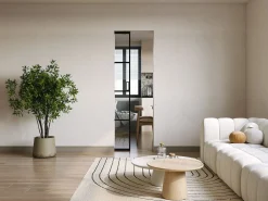 Clearance Puerta corredera - vidrio templado - Alt. 205 x Ancho 63 cm - WILDEN II Puerta Corredera