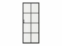 Hot Vente-unique Puerta corredera - vidrio templado - Alt. 205 x Ancho 93 cm - WILDEN II Negro
