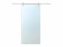 Clearance Vente-unique Puerta corredera aplique cristal templado CLEAVER 205x73 Transparente