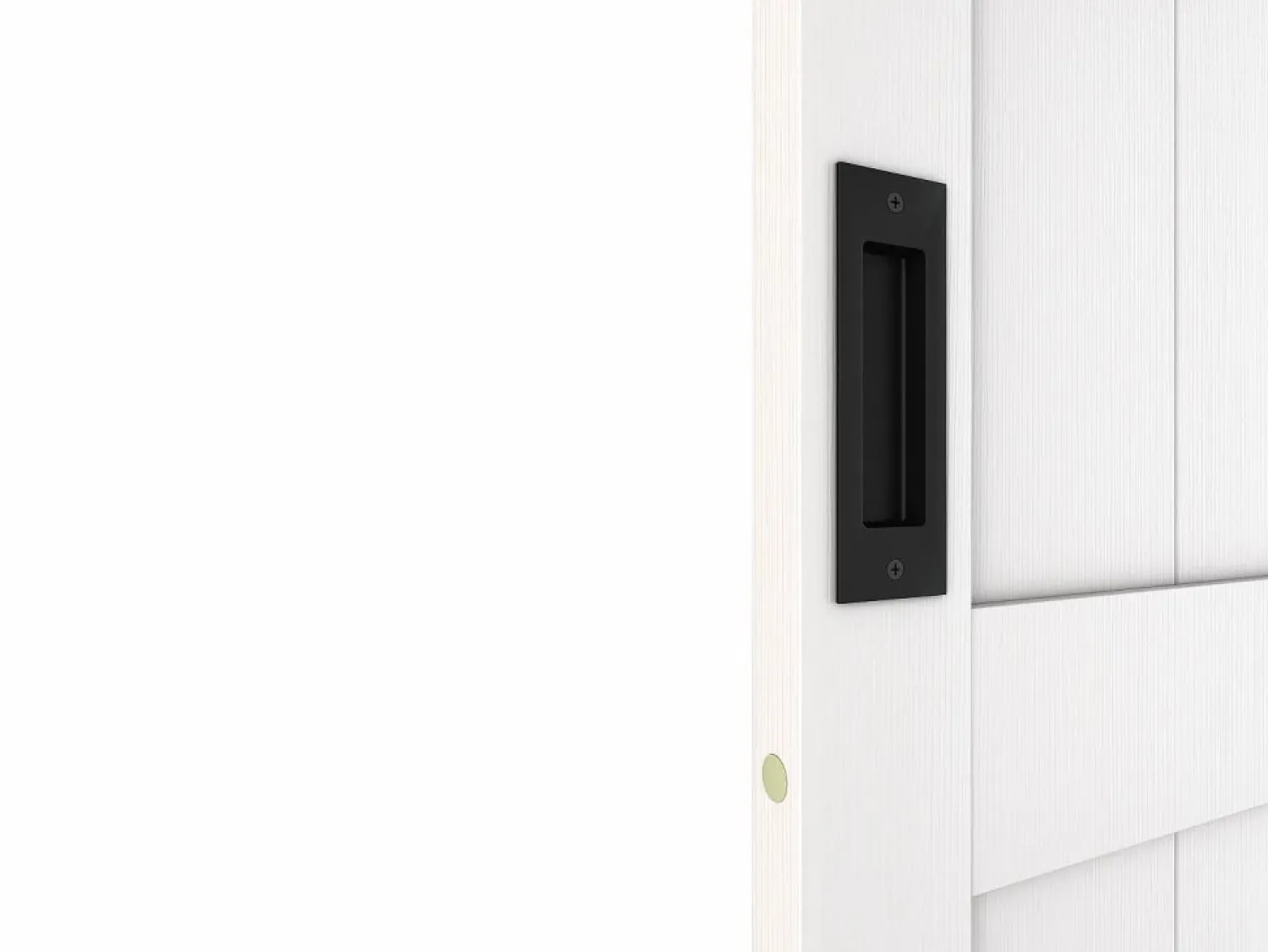Clearance Puerta corredera con sistema de montaje en aplique - Madera y MDF - - Alt. 205 x 83 cm - NEFARA Puerta Corredera