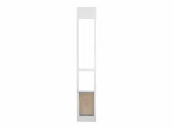Puerta Corredera de Cristal para Perros SucceBuy, Altura Ajustable de 1927 a 2049 mm, L