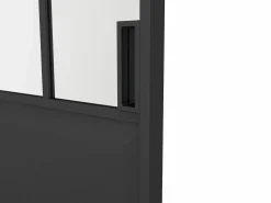 Best Puerta corredera doble empotrada vidrio templado 2 x Alt. 205 x Ancho 63 cm, ARTISTO II Puerta Corredera