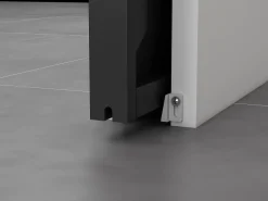 Best Puerta corredera doble empotrada vidrio templado 2 x Alt. 205 x Ancho 63 cm, ARTISTO II Puerta Corredera