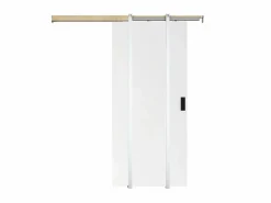 Vente-unique Puerta corredera empotrable - Alt. 205 x Ancho 83 cm MDF + PVC - VARIN II