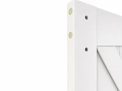 Discount Vente-unique Puerta corredera empotrada en madera y MDF - - Alt. 205 x 83 cm - NEFARA Blanco