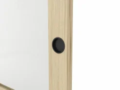 Vente-unique Puerta corredera sistema de empotrado con 3 ventanas, L63 cm, Vidrio esmerilado, ACOSTA II