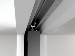 Outlet Puerta corredera tipo taller, vidrio templado, Alt. 205 x Ancho 93 cm, ARTISTO II Puerta Corredera