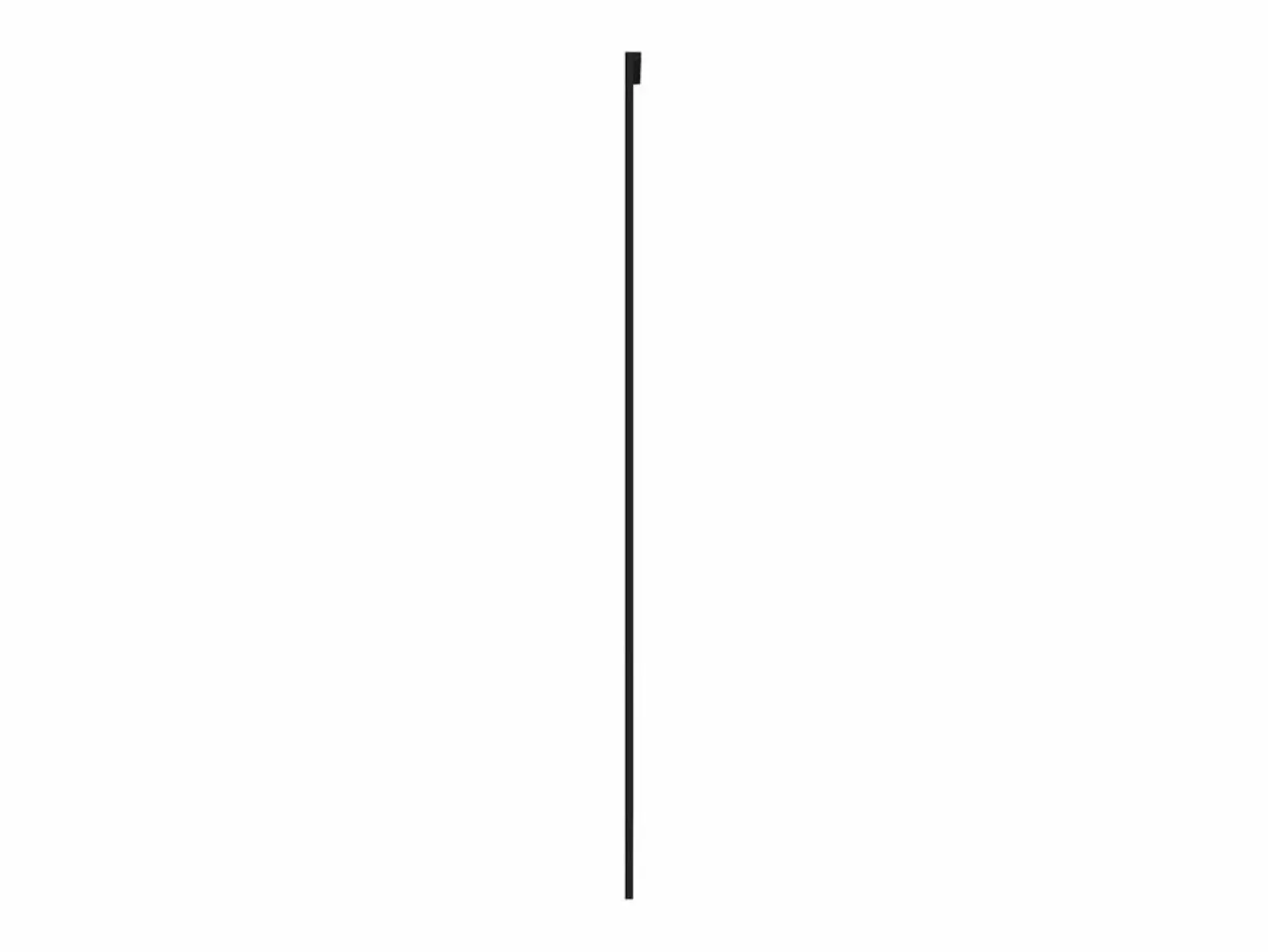 Puerta corredera vidrio templado y aluminio negra 102,5x205 cm ES354243