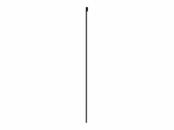 Puerta corredera vidrio templado y aluminio negra 102,5x205 cm ES535337