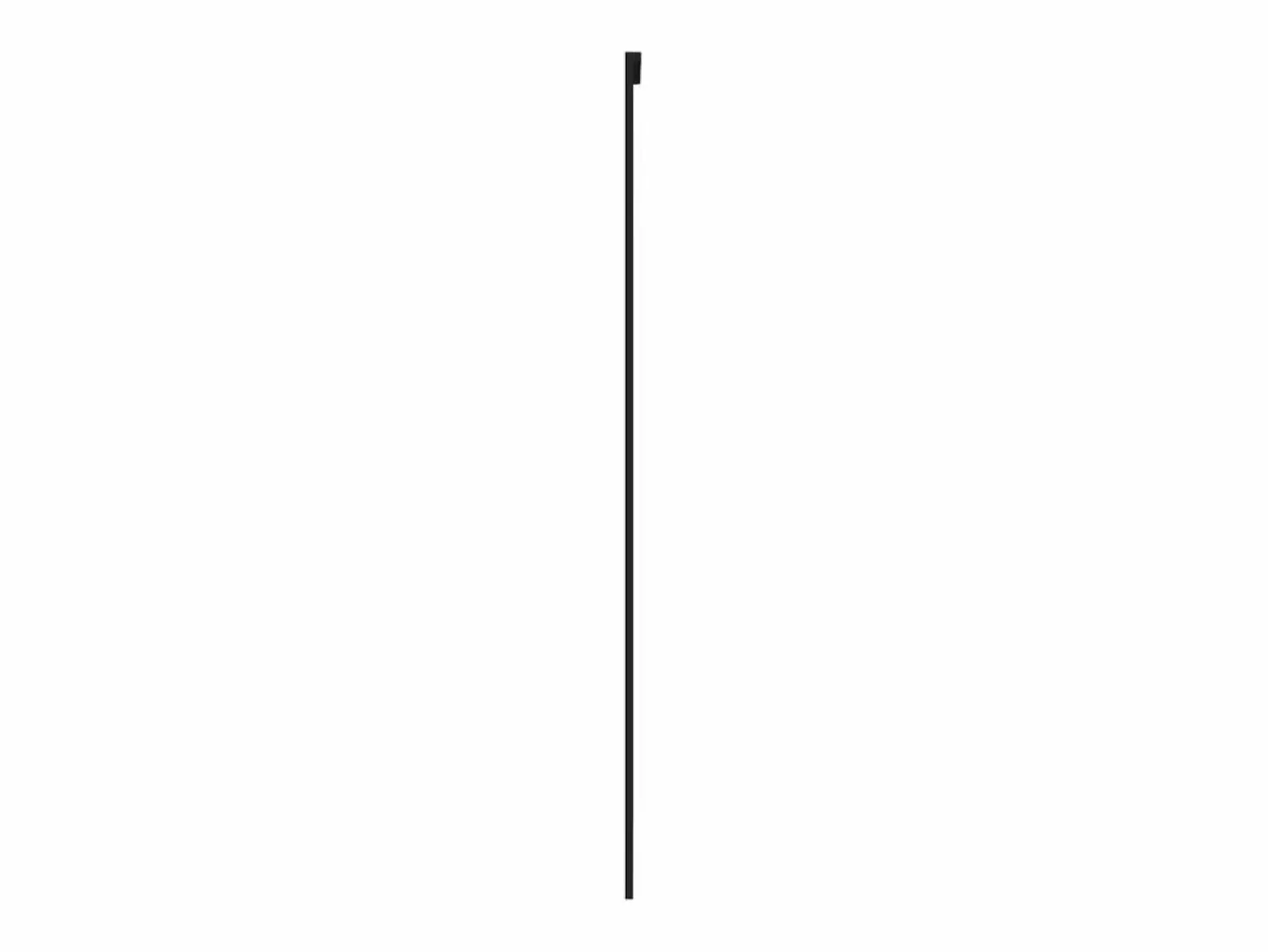 Puerta corredera vidrio templado y aluminio negra 102,5x205 cm ES535337