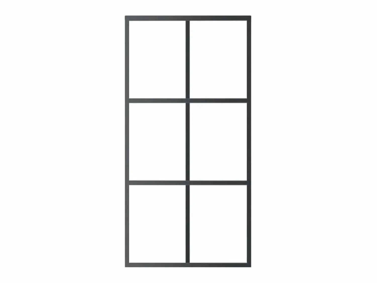 Puerta corredera y herrajes Cristal y Aluminio 102x205cm