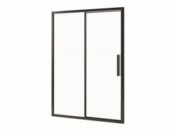 Shower & Design Puerta de ducha corredera mate estilo industrial - 140 x 195 cm - TORONI