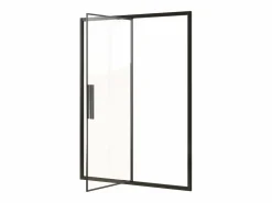 Shower & Design Puerta de ducha corredera mate estilo industrial - 140 x 195 cm - TORONI