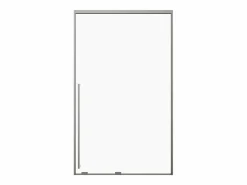 New Puerta de ducha corredera, 120 cm, color metalizado, COVINGTON Mampara De Ducha