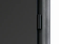 Vente-unique Puerta de entrada de acero Alt. 207 x L100 cm - y madera - apertura izquierda - COBRITA