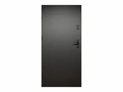 Sale Puerta de entrada de acero Alt. 207 x L100 cm - y madera - abertura derecha - COBRITA Puerta De Entrada