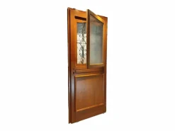 Sale Puerta de entrada de madera acristalada, Vauban, Al.215xl.90 p.izq + Tirador Y Cilindro (ref 010403RFP) Tabla Dimensiones sin manilla Puerta De Entrada