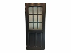 Online GD Menuiseries Puerta de Entrada de Madera Exo Modelo 'Alicia' 215X90 Lado Derecho Vendida con Manija y Barril sin manilla Gris