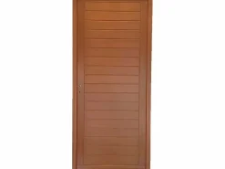 Online GD Menuiseries Puerta de entrada Laura 1' 215X90 Empujar a la derecha (Dimensiones de la tabla) sin manilla Marru00f3n