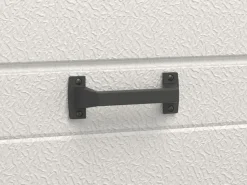 Discount Vente-unique Puerta de garaje seccional motorizada efecto madera blanca PRIETA Blanco