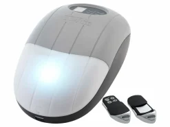 Discount Vente-unique Puerta de garaje seccional motorizada efecto madera blanca PRIETA Blanco