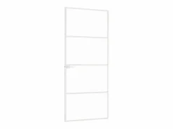 Best Puerta de interior vidrio templado y aluminio 83x201,5cm ES235496 Puerta Con Marco